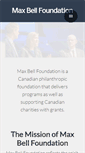 Mobile Screenshot of maxbell.org